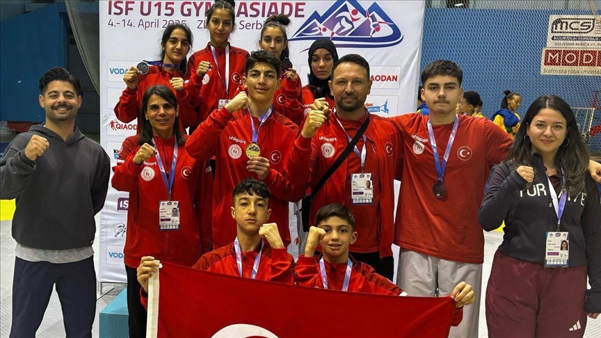 Milli sporcular, Dünya Okul Sporları Oyunları'nda 64 madalya kazandı