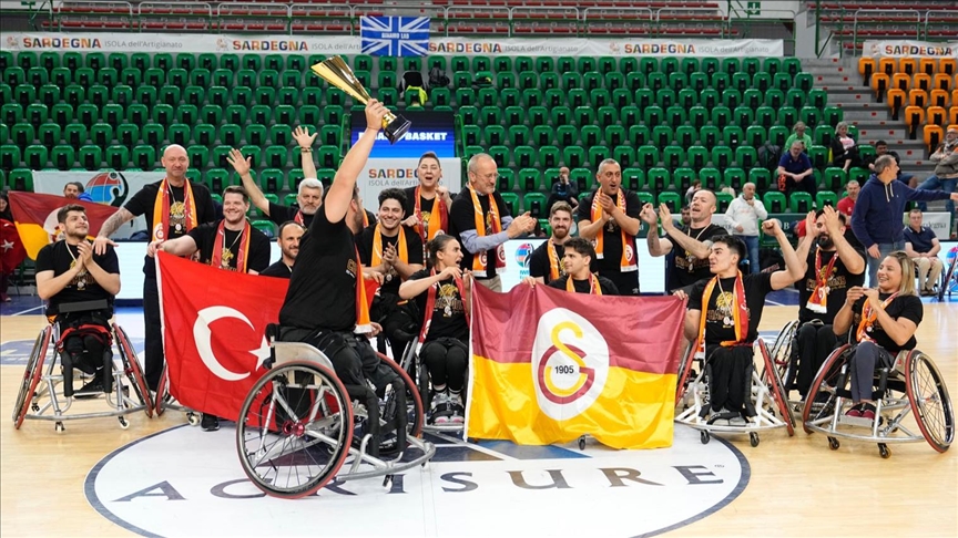 Galatasaray Fuzul Tekerlekli Sandalye Erkek Basketbol Takımı, Avrupa'da şampiyon oldu