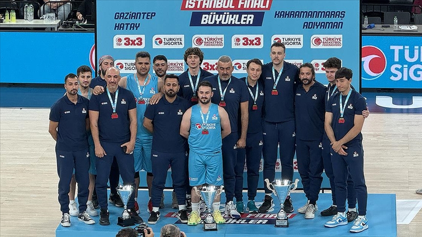 Türkiye Sigorta 3x3 Basketbol Turnuvaları'nın şampiyonu Pamukkale Basket oldu
