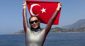 Şahika Ercümen, Serbest Dalış Türkiye Şampiyonası'nda 4 altın madalya kazandı