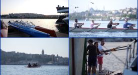 Haliç'te kürek sporuna ilgi yükselişte