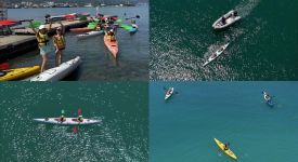 Geleceğin su sporcuları Karadeniz'de yetişiyor