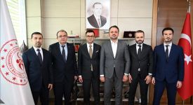 AA Genel Müdür Yardımcısı Peru, GSB Bakan Yardımcısı Eminoğlu'nu ziyaret etti  
