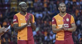 Galatasaray, Osimhen ve Sane için imza töreni düzenledi